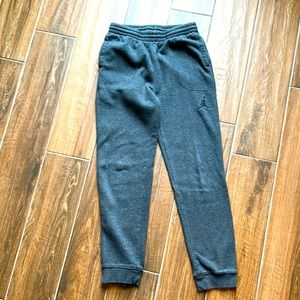 Nike Jumpman sweat pants. Charcoal gray in color. Size large.